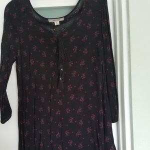 Smock Bohemian Hippie Tassel Dress